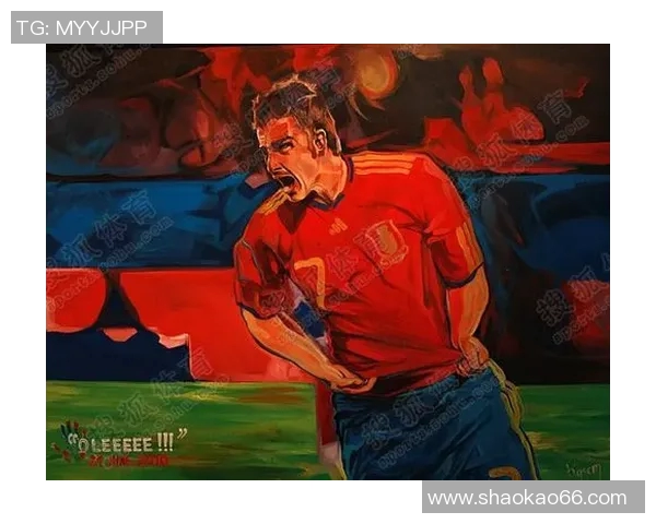足球明星的油画艺术魅力展现与球场风采交融的视觉盛宴