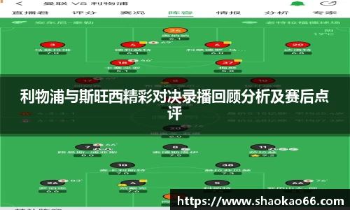 利物浦与斯旺西精彩对决录播回顾分析及赛后点评